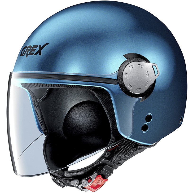 Motorcycle Helmet Jet grex G3.1e KINETIC 006 Sapphire Blue Opaque