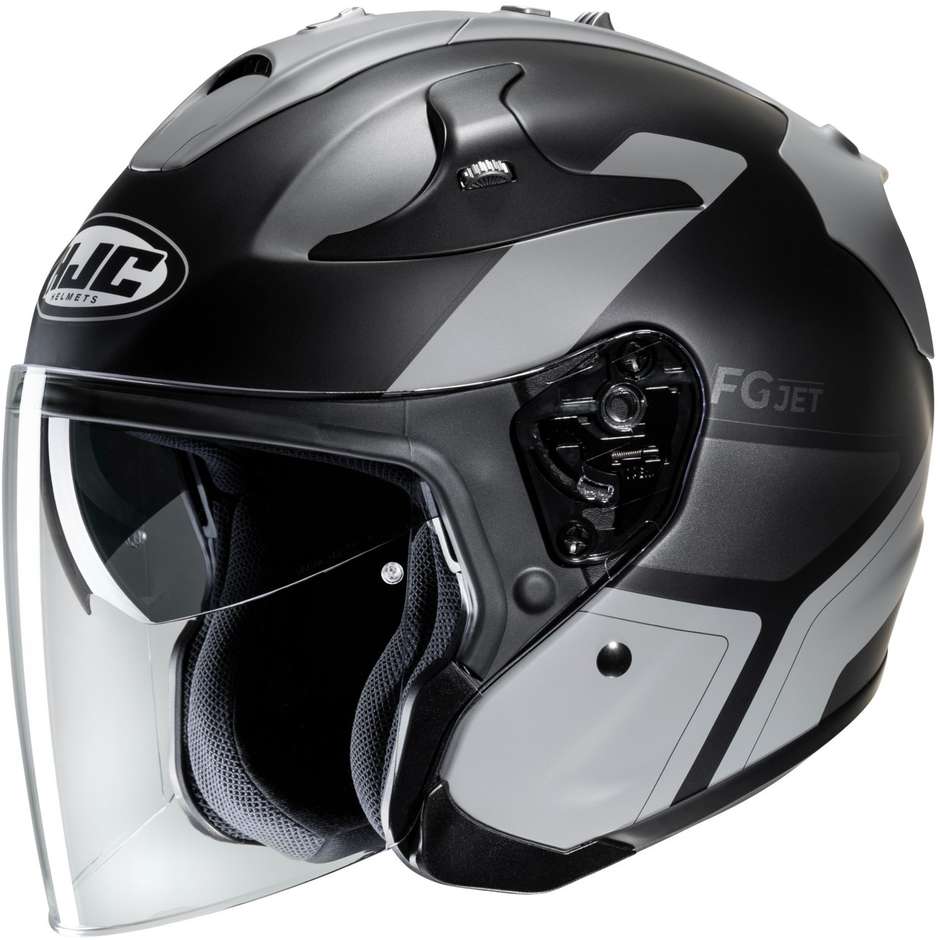 Motorcycle Helmet Jet Hjc FG JET EPEN MC5SF Matt Black Gray