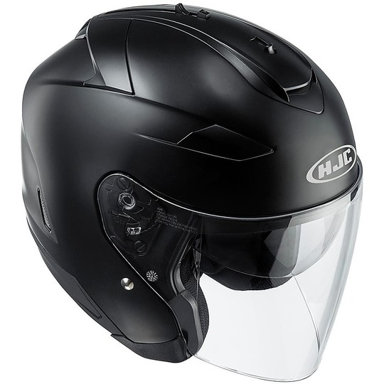 Motorcycle Helmet Jet HJC IS-33 II Dual Visor Matte Black Seeds