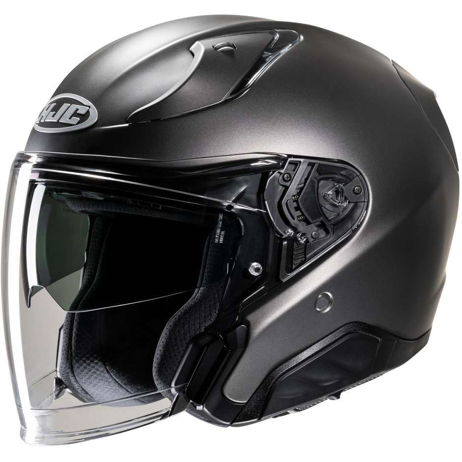 Motorcycle Helmet Jet Hjc RPHA 31 Semi Opaque Titanium