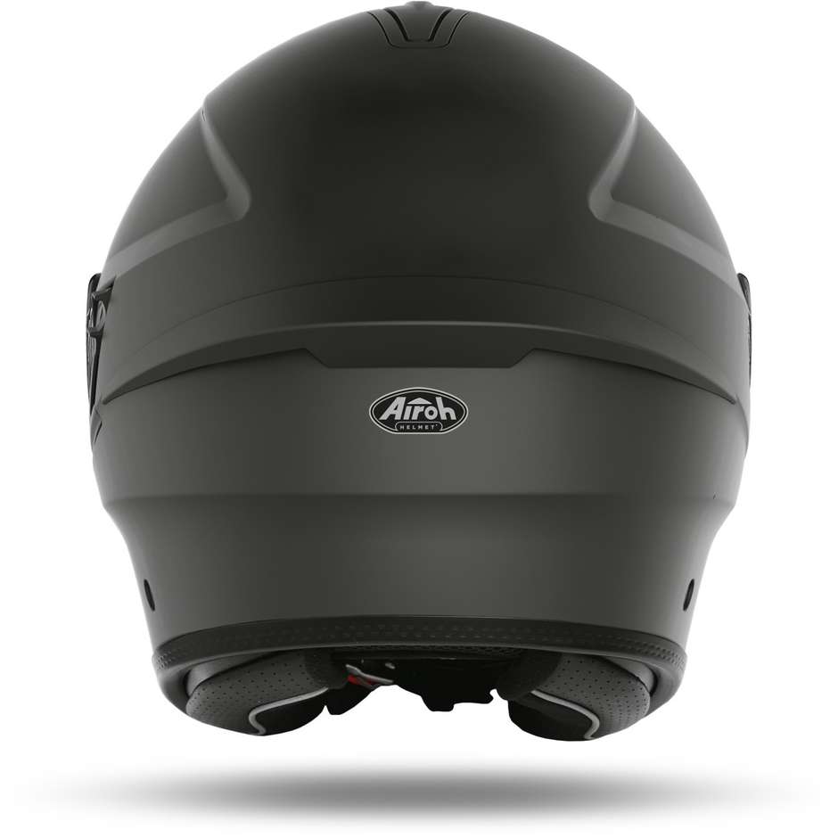 Motorcycle Helmet Jet HPC Double Visor Airoh H.20 Color Dark Gray Opaque
