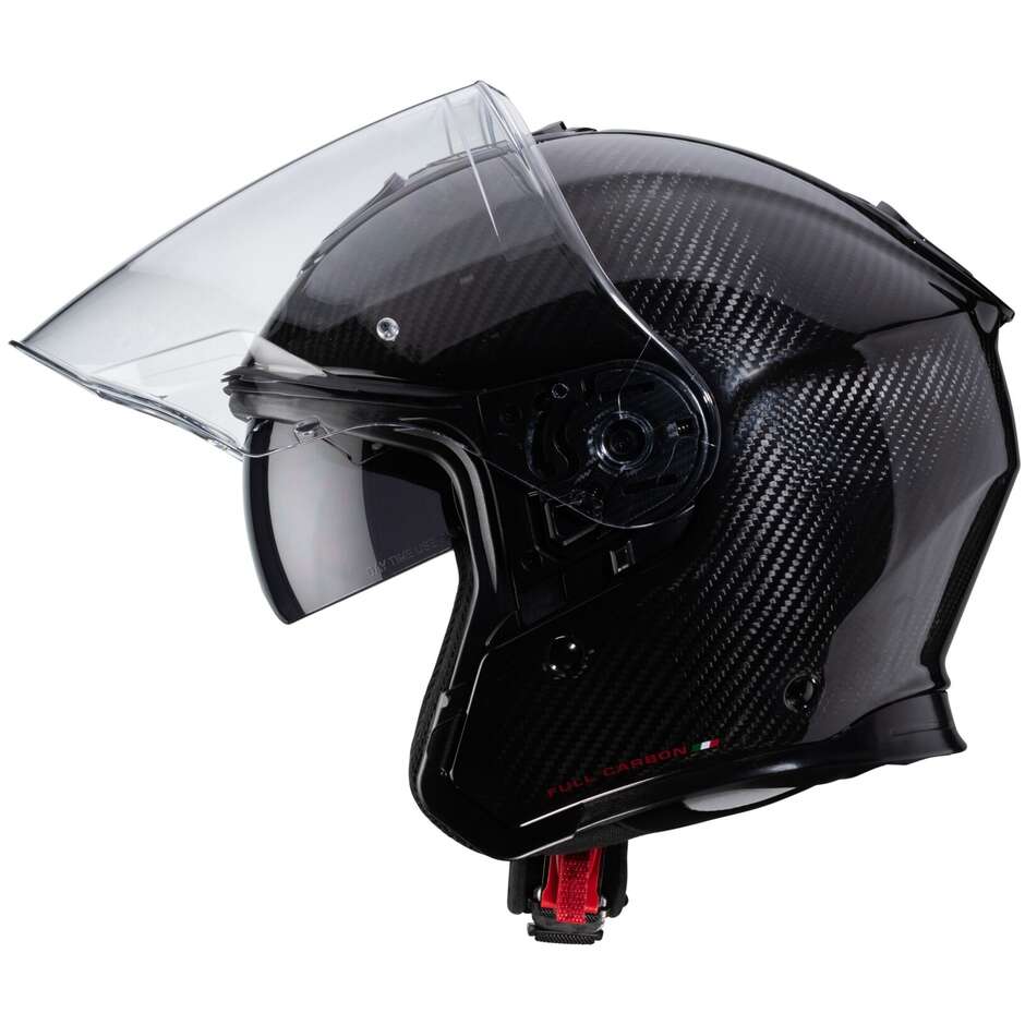 Motorcycle Helmet Jet in Caberg Carbon FLYON CARBON Black