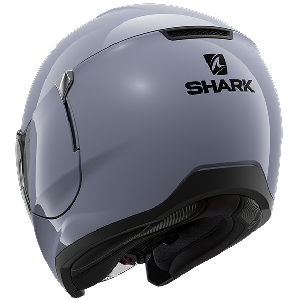 Motorcycle Helmet Jet In Shark CITYCRUISER BLANK Gray