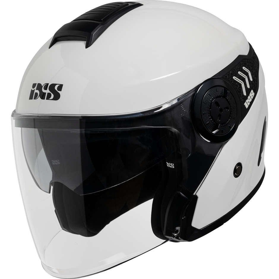 Motorcycle Helmet Jet Ixs 100 1.0 Glossy White