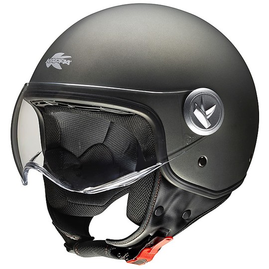 Motorcycle Helmet Jet Kappa KV20 Rio-B Titanium Matte