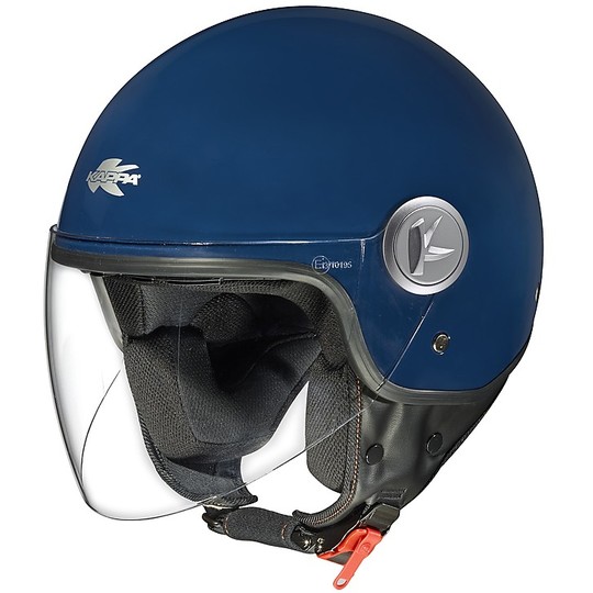 Motorcycle Helmet Jet KAPPA KV20 Rio L Visor Long Navy Blue