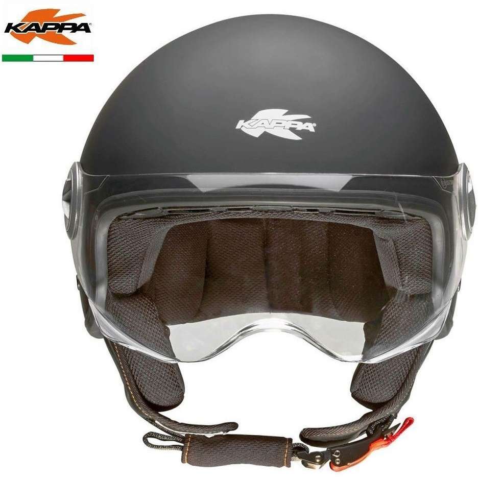 Motorcycle Helmet Jet KAPPA KV20 Rio Matt Black