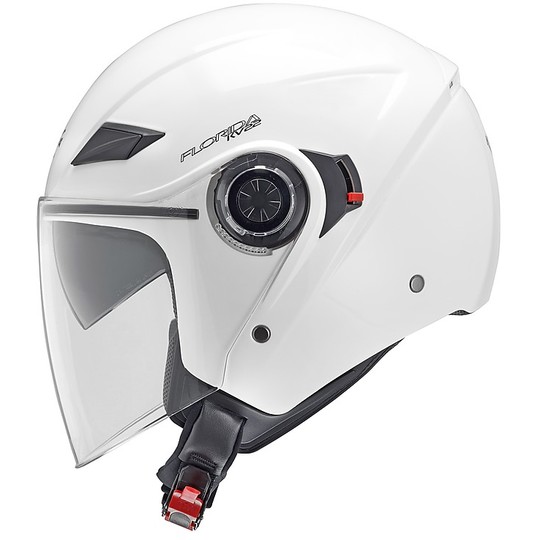 Motorcycle Helmet Jet KAPPA WV22 Florida Double Visor Shiny White