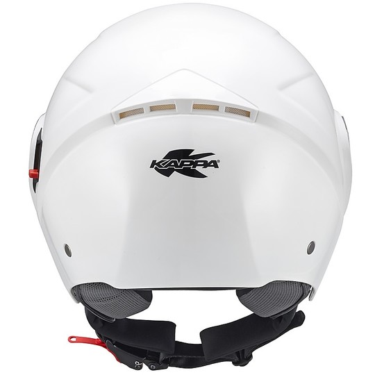 Motorcycle Helmet Jet KAPPA WV22 Florida Double Visor Shiny White