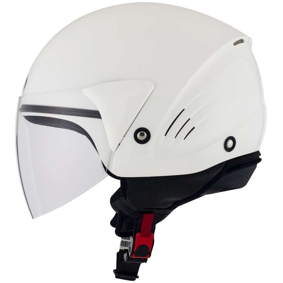 Motorcycle Helmet Jet KYT COUGAR PLAIN White