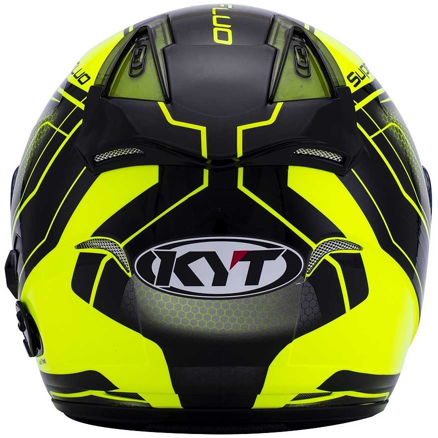 Motorcycle Helmet Jet KYT HELLCAT SUPERFLUO Yellow For Sale Online