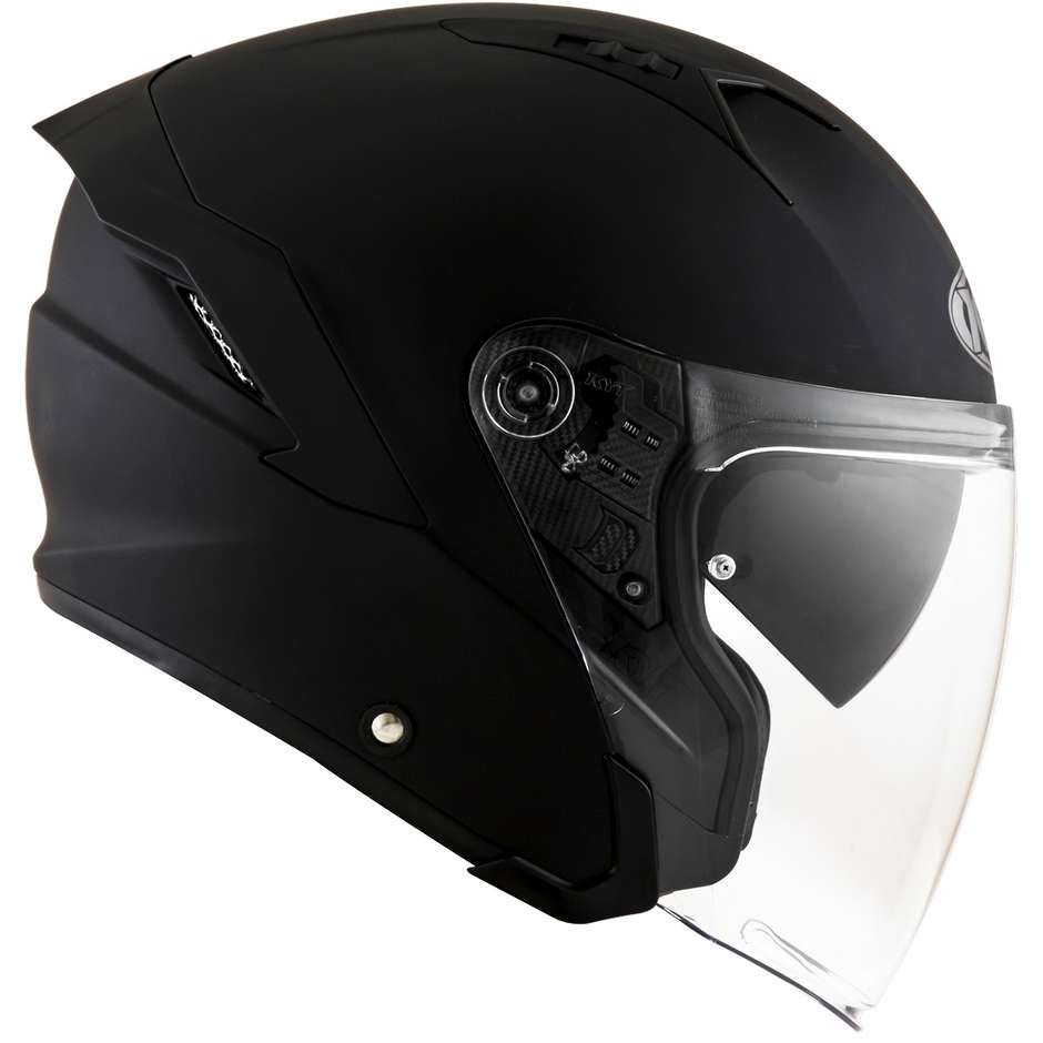 Motorcycle Helmet Jet KYT NF-J PLAIN Matt Black