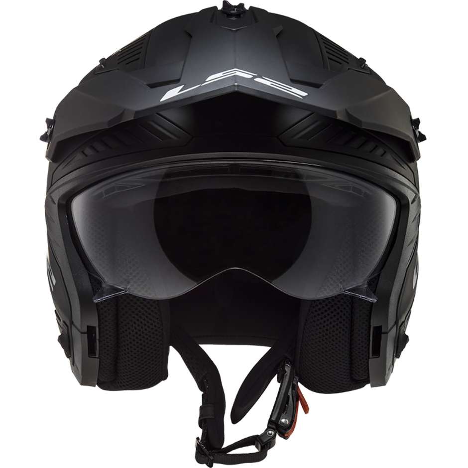 Motorcycle Helmet Jet Ls2 OF606 DRIFTER SOLID Matt Black