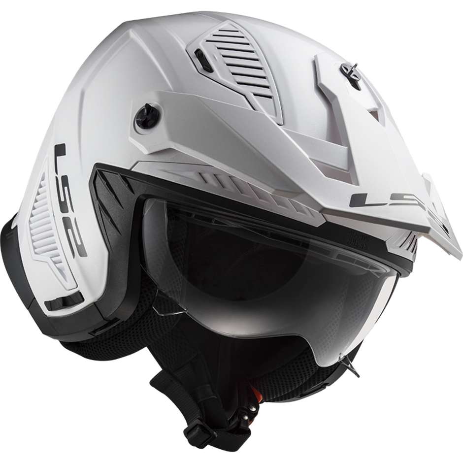 Motorcycle Helmet Jet Ls2 OF606 DRIFTER SOLID White