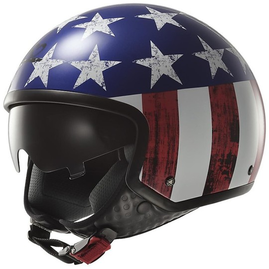 Motorcycle Helmet Jet LS2 OFF 561 Wave Raw