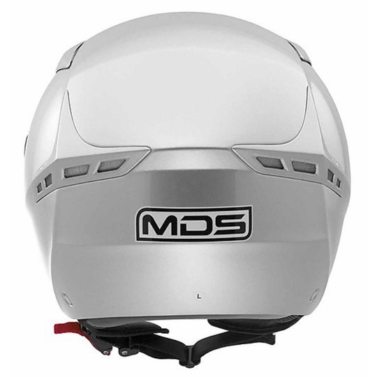 Motorcycle Helmet Jet Mds G240 Mono Silver
