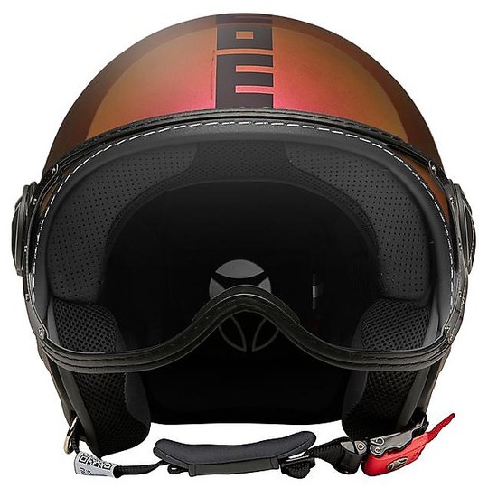 Motorcycle Helmet Jet Momo Design FGTR Fighter CLASSIC POP Iridescent Fuchsia