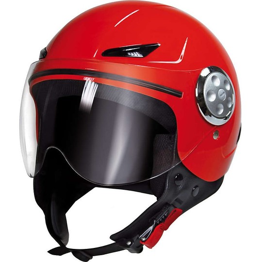 Motorcycle Helmet Jet Motocubo Baby Kid Red