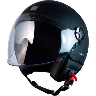 Helmet Moto Jet for Child Momo Design JET-BABY Glossy White Decal