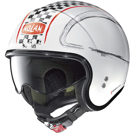 Motorcycle Helmet Jet Nolan N21 GETAWAY 081 White Metal