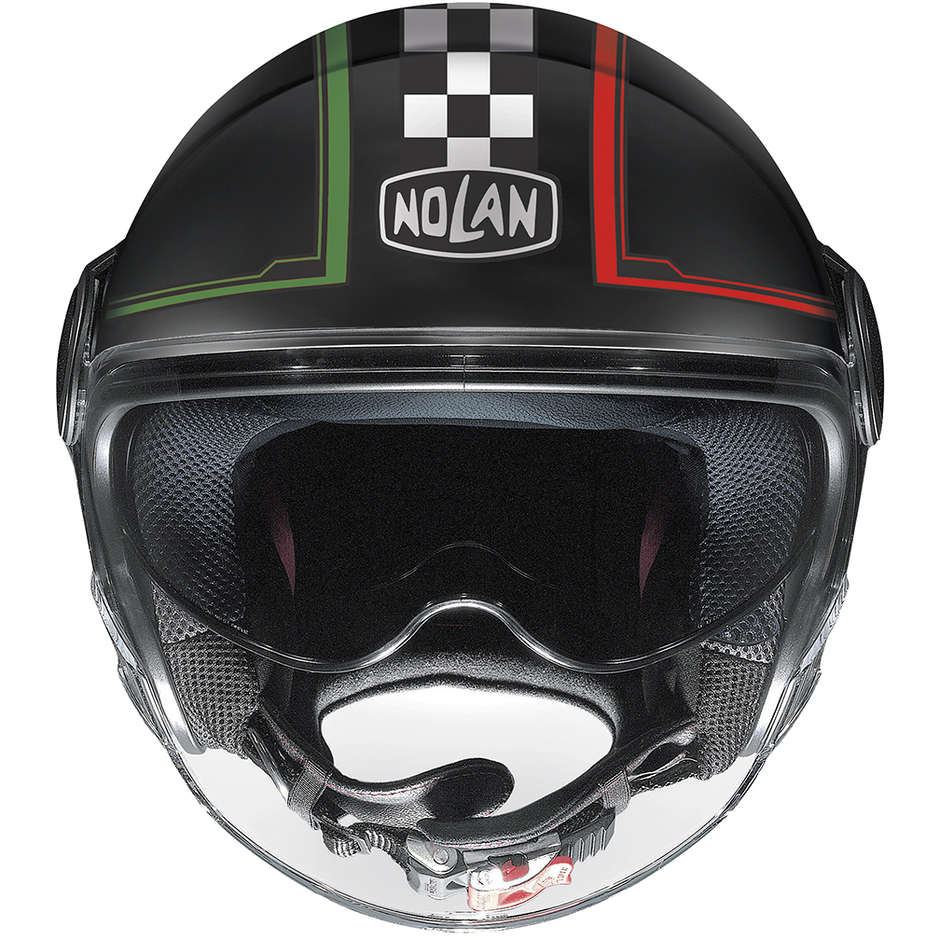 Motorcycle Helmet Jet Nolan N21 VISOR AMARCORD 112 Matt Black