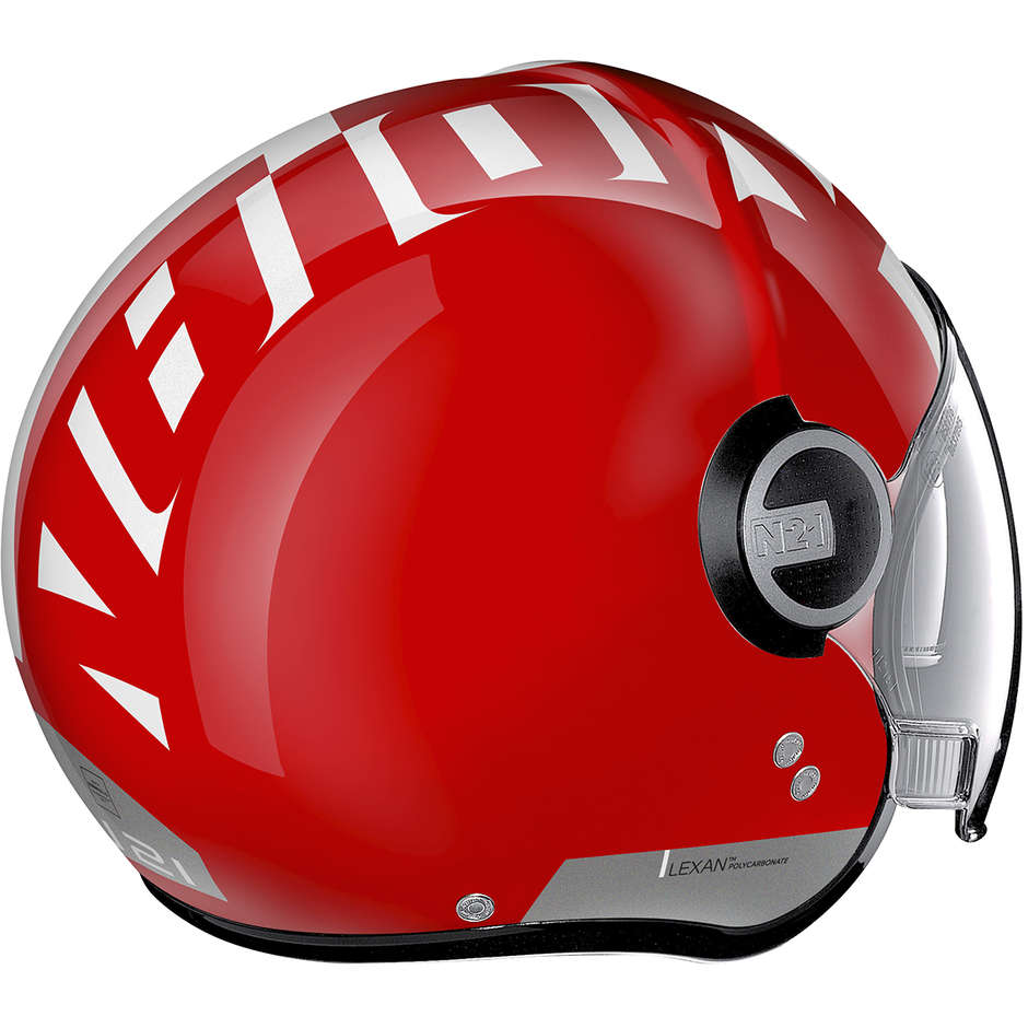 Motorcycle Helmet Jet Nolan N21 Visor AVANT-GARDE 079 Corsa Red
