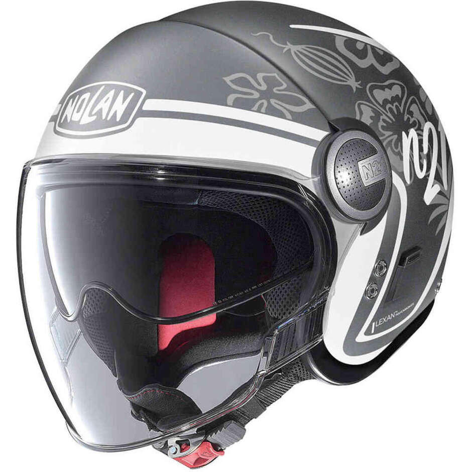 Motorcycle Helmet Jet Nolan N21 VISOR PLAYA 086 Lava Gray Opaque
