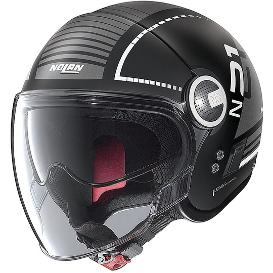 Motorcycle Helmet Jet Nolan N21 VISOR RUNABOUT 056 Matt Black