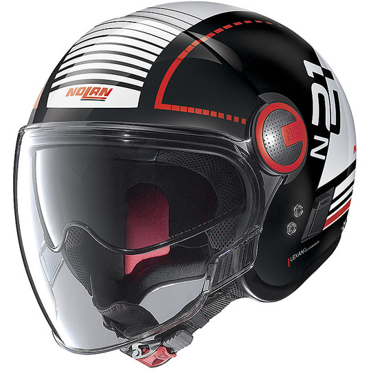 Motorcycle Helmet Jet Nolan N21 VISOR RUNABOUT 057 Glossy Black