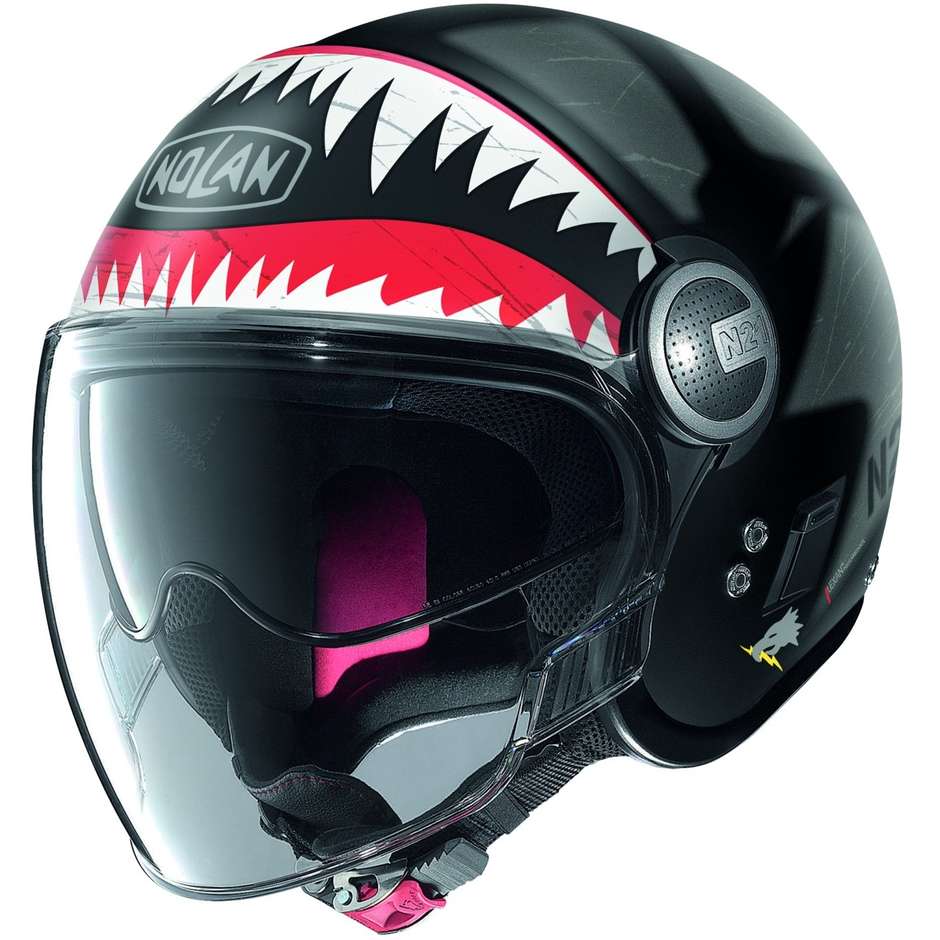 Motorcycle Helmet Jet Nolan N21 VISOR SKYDWELLER 092 Matt Black