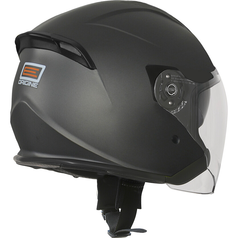 Motorcycle Helmet Jet Origin PALIO 2.0 + Bt Solid Titanium Matt