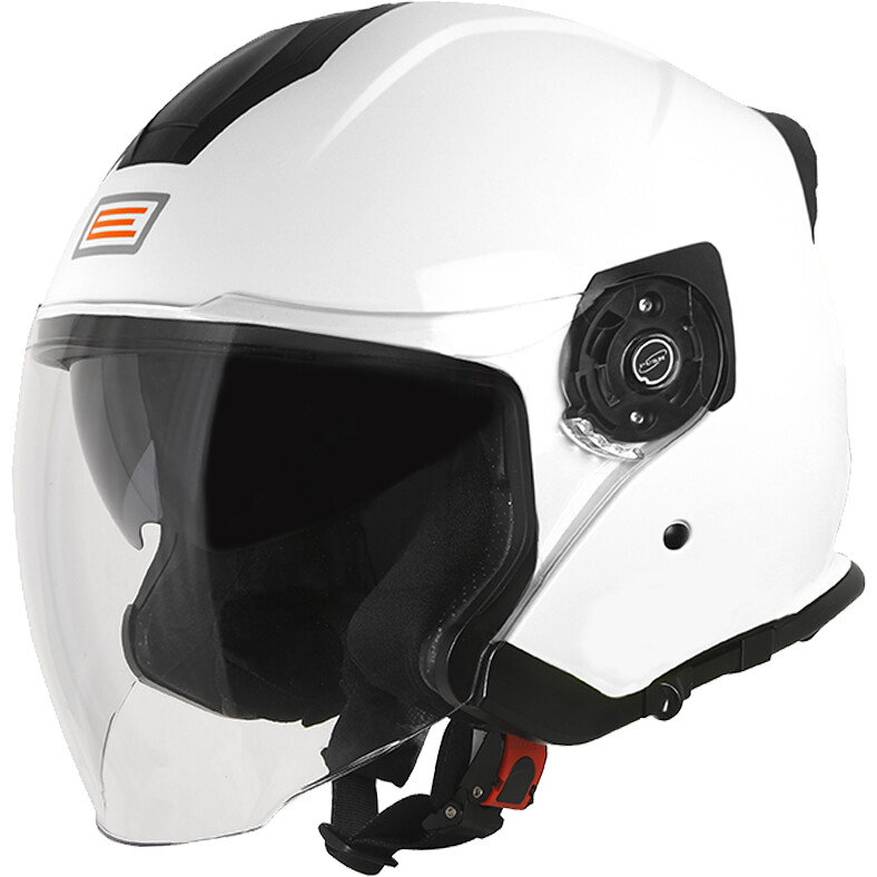 Motorcycle Helmet Jet Origin PALIO 2.0 Solid Glossy White