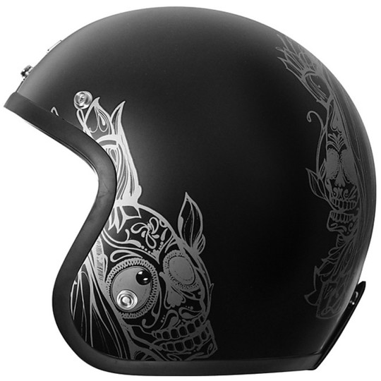 Motorcycle Helmet Jet Origin Primo Vintage Custom Looser Black