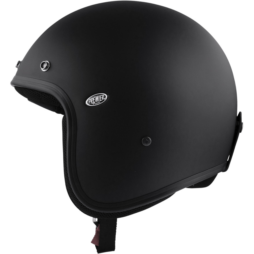 Motorcycle Helmet Jet Premier CLASSIC U9BM Matt Black