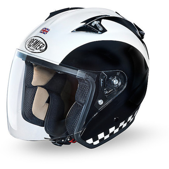 Motorcycle Helmet Jet Premier JT3 Anniversary Retro Style