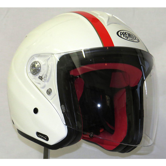 Motorcycle Helmet Jet Premier JT4 Touring Visor Long Italy