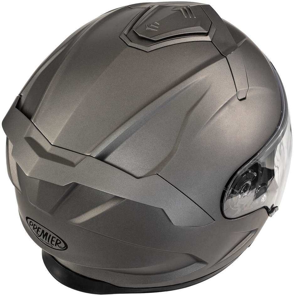Motorcycle Helmet Jet Premier JT5 U17BM Titanium Matt