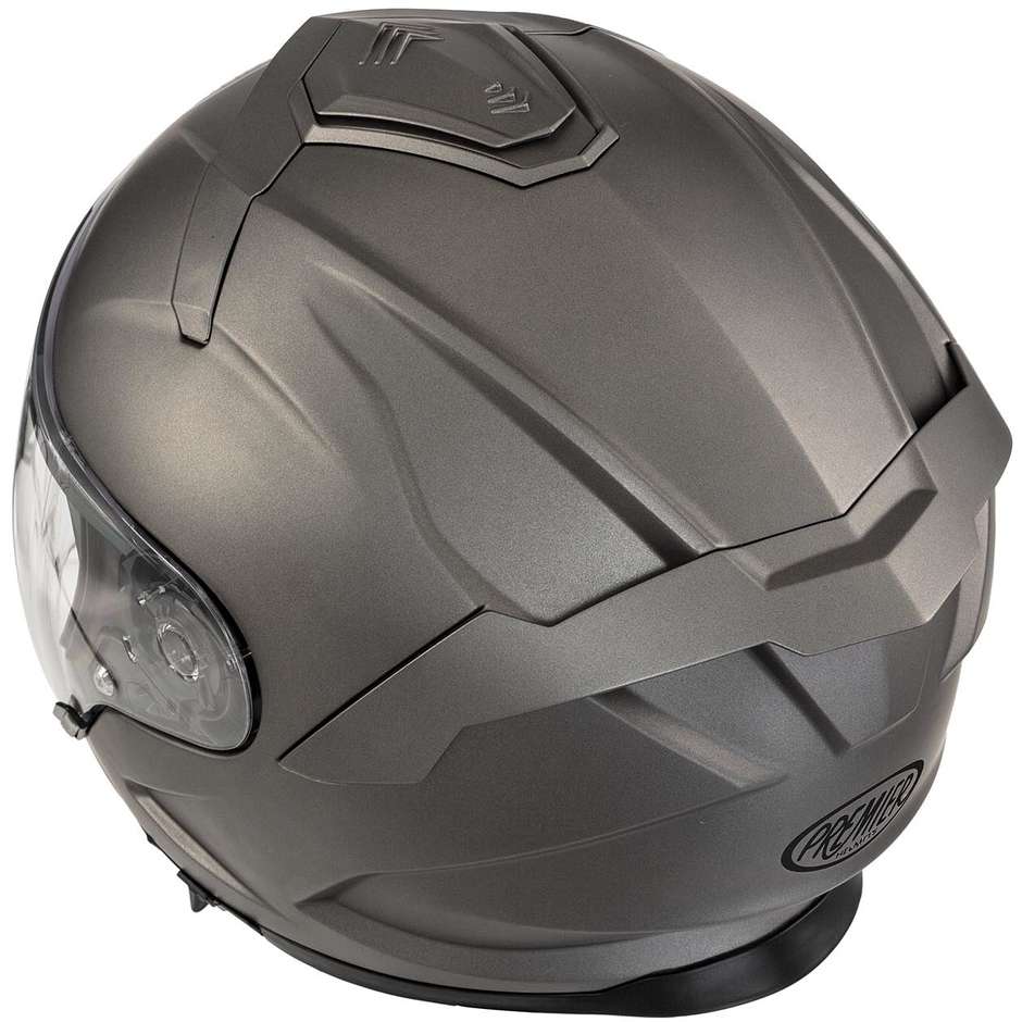Motorcycle Helmet Jet Premier JT5 U17BM Titanium Matt