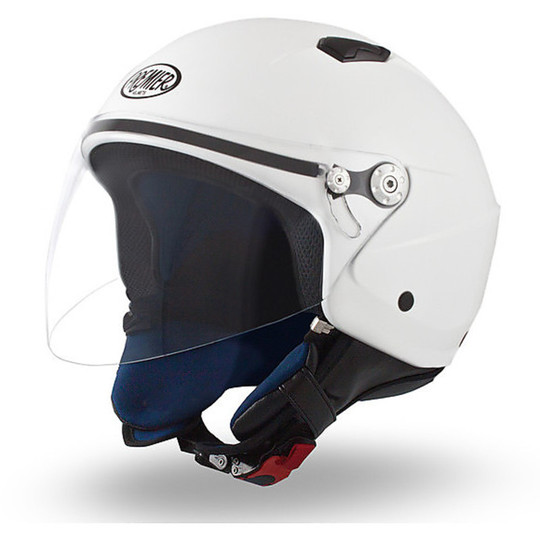 Motorcycle Helmet Jet Premier Scooby Tiny White Gloss