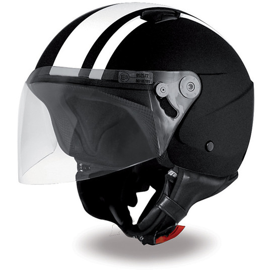 Motorcycle Helmet Jet Premier Scooby Wee Multi ED9 BM Matt Black