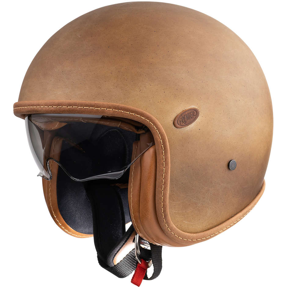 Motorcycle Helmet Jet Premier VINTAGE PLATINUM ED. BOSBM