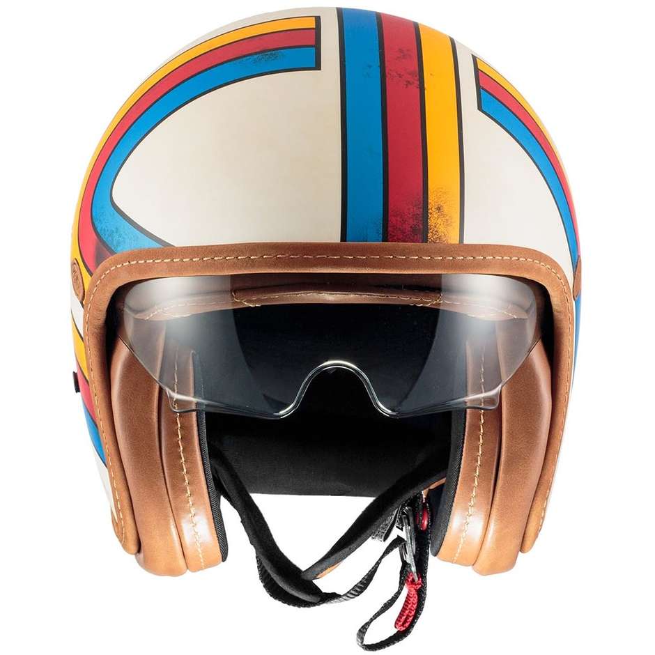 Motorcycle Helmet Jet Premier VINTAGE PLATINUM ED. EX 8BM