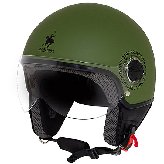 Motorcycle helmet Jet Rodeo Drive RD104 Flash Military green
