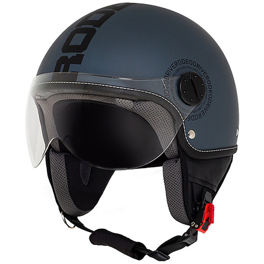 Motorcycle helmet Jet Rodeo Drive RD112 Anthracite Matte Black