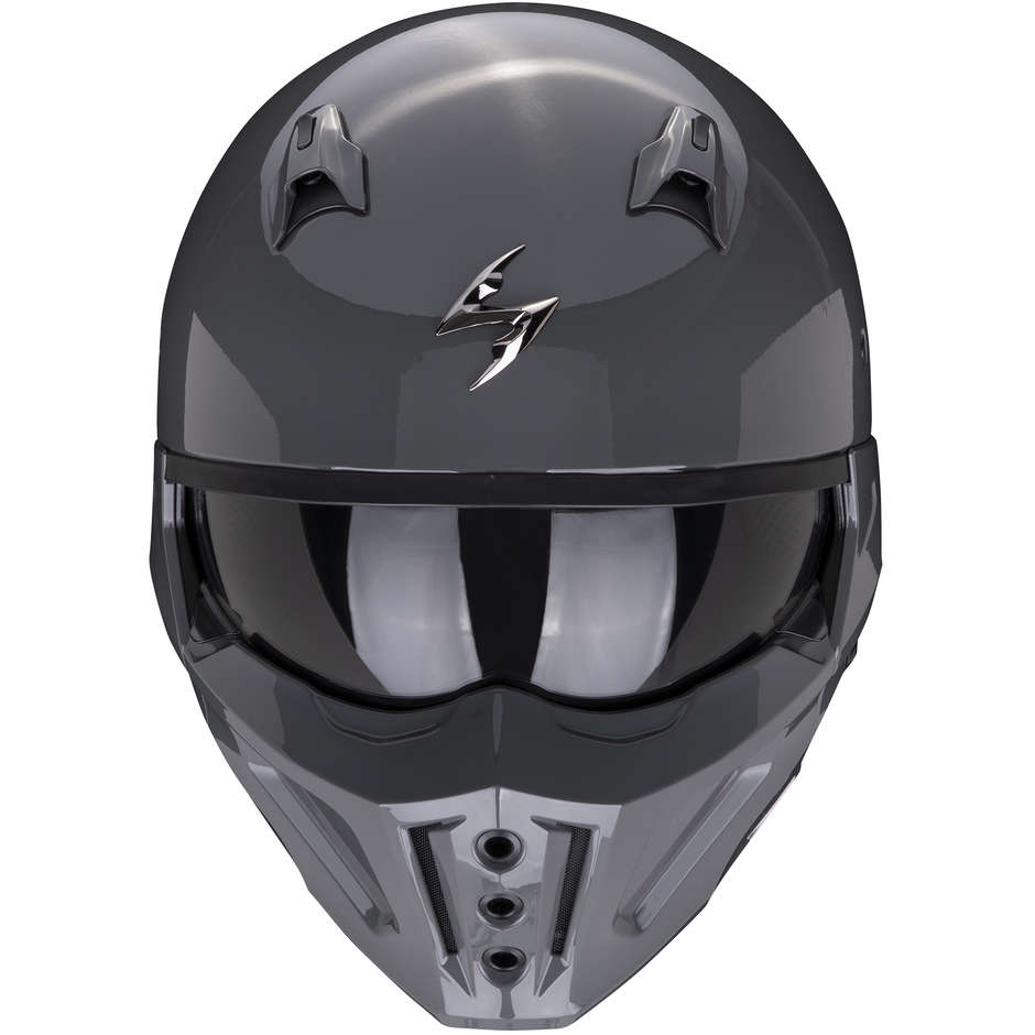Motorcycle Helmet Jet Scorpion COVERT-X SOLID Gray Cement