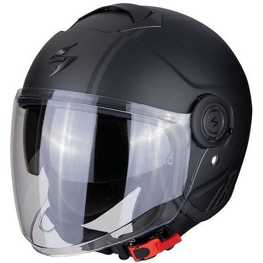 Motorcycle Helmet Jet Scorpion Exo-City Avenue Opaque Black
