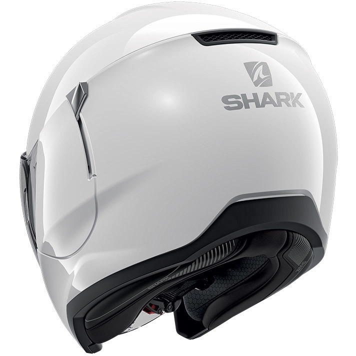 Motorcycle Helmet Jet Shark CITYCRUISER Blank Glossy White