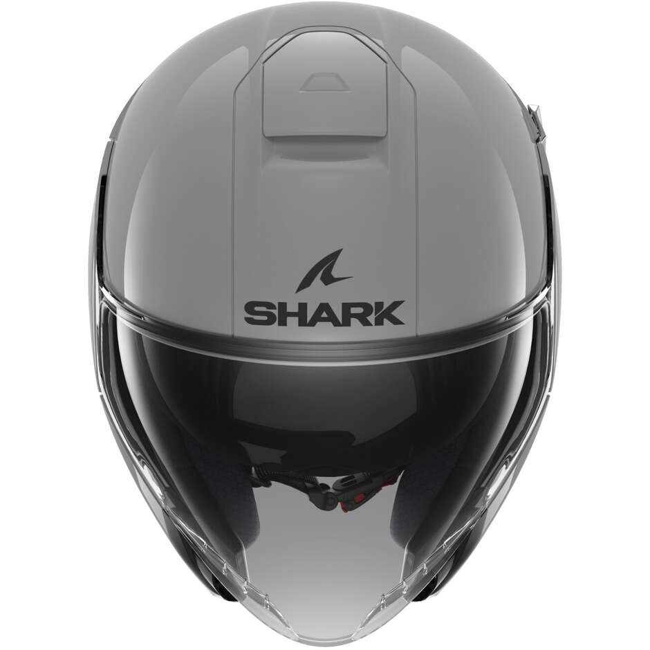 Motorcycle Helmet Jet Shark CITYCRUISER BLANK Gun Silver