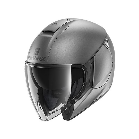 Motorcycle Helmet Jet Shark CITYCRUISER Blank Mat Anthracite Matt