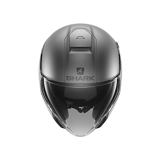 Motorcycle Helmet Jet Shark CITYCRUISER Blank Mat Anthracite Matt